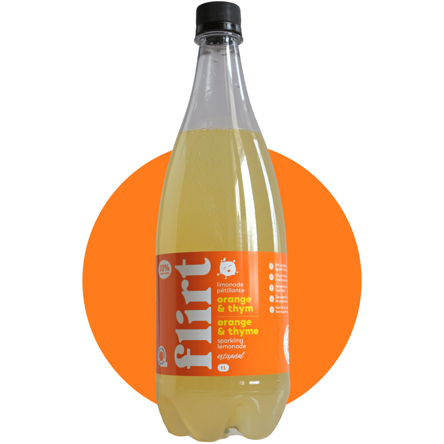 Orange & Thym 1L - Limonade pétillante