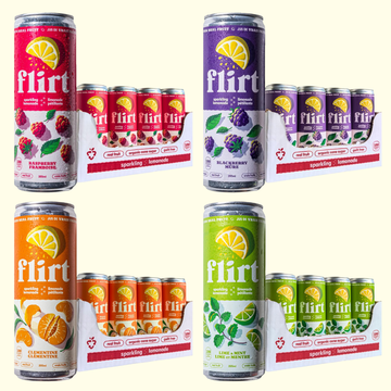Pack Best-Seller Flirt Drinks, 48 canettes de limonade pétillante